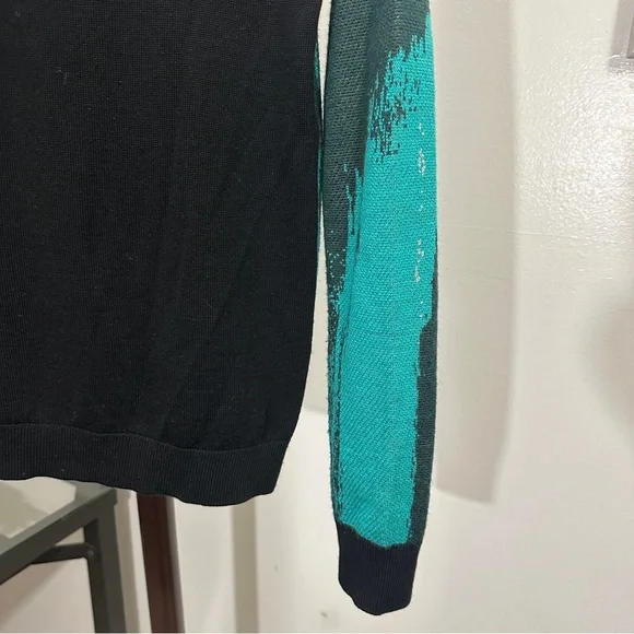 Anthropologie Womens XS Sweater Rooster Artwork Lauren C Walcott Wool Blend - Picture 16 of 16